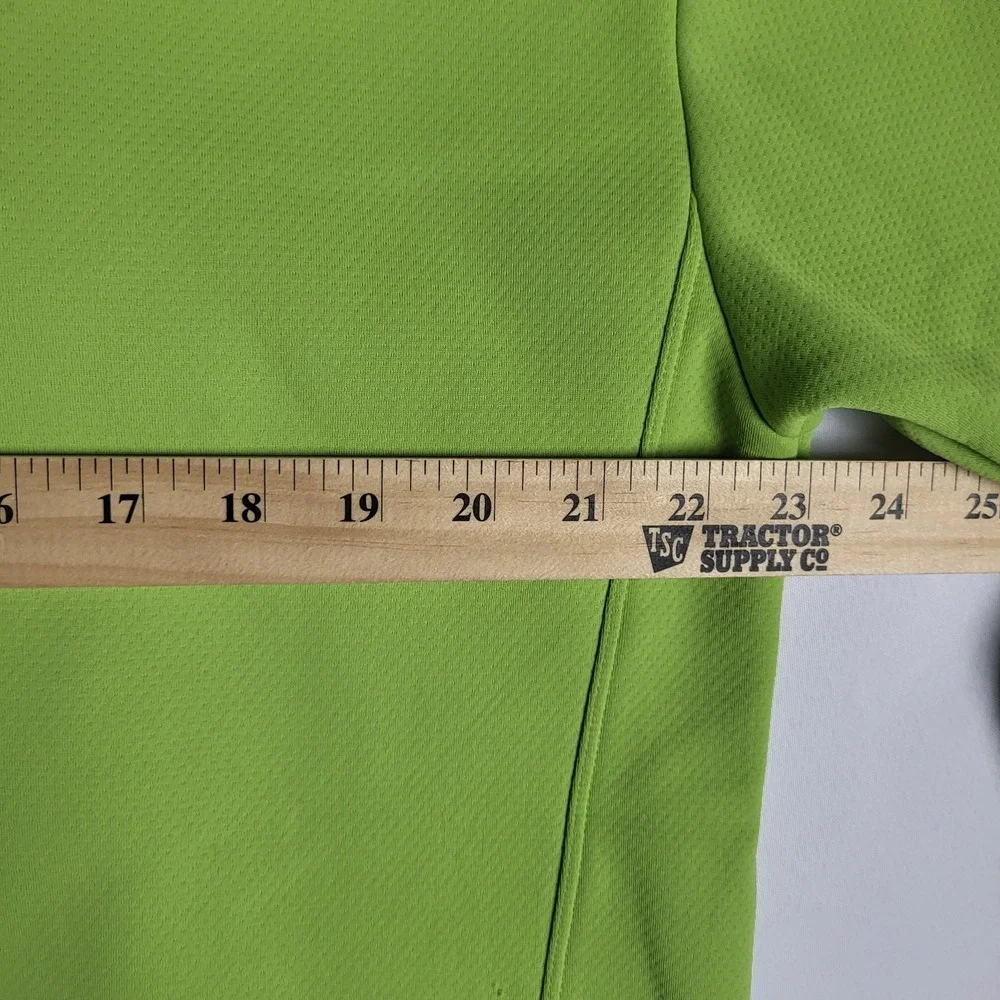 Nike Golf Nike Fit Therma Sweatshirt‎ Men's Large Green White Quarter Zip
